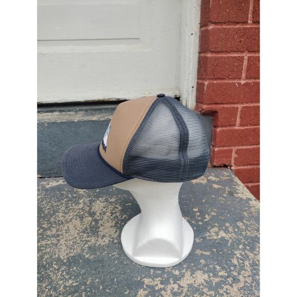 Patagonia Stand Up Blue/White Wave Surf Trucker Hat Snapback - Picture 2 of 7